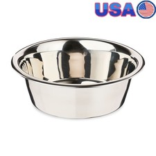 Large Stainless Steel Pet Bowl 121.73oz NonSlip Dishwasher Safe Dog Cat Food