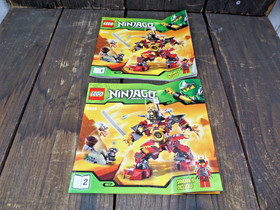 LEGO 9448 Ninjago Samurai Mech 1 & 2 Retired **INSTRUCTION MANUALS ONLY
