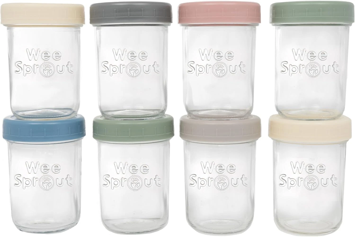 Glass Baby Food Storage Jars W/Lids (8 Oz, 8 Pack Set) Snack, Puree, Reusable Sm
Opens in a new wind