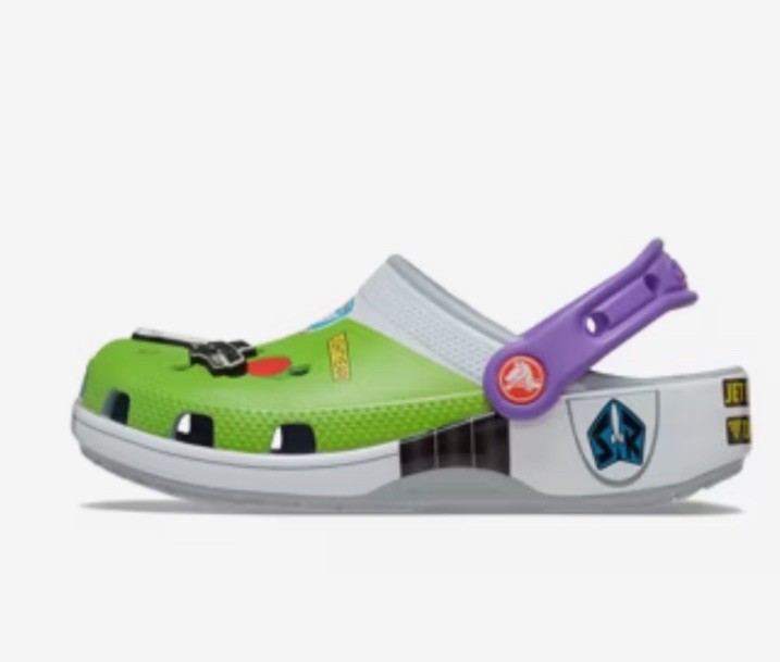 Crocs Buzz Lightyear Child Size J3 Clog Toy Story New With Tags Light Up image 2