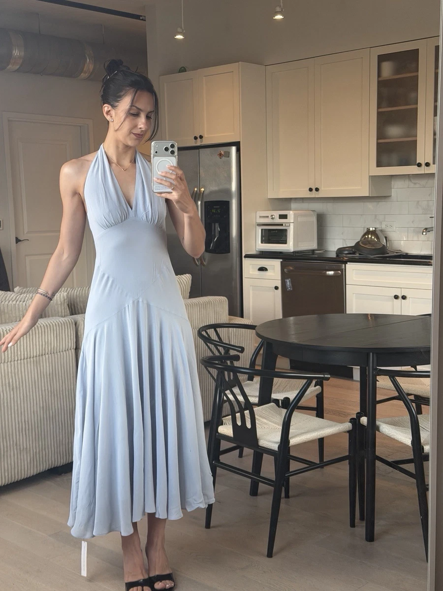 【未使用/タグ付き】Reformationネイビー サテン ワンピース Reformation Blue Dresses for Women for sale | eBay