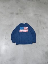 Vintage Patriotism American Flag Crewneck Sweatshirt Size XL