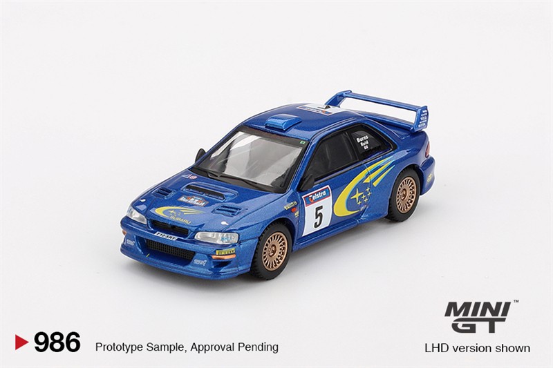 IMPREZA WRC ミニカーセット 1/64スケール　10台 MINI GT 1:64 Impreza WRC99 1999 Rally Australia Winner #5