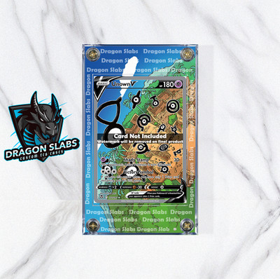 Pokemon Unown V 177/195 Alt Art Silver Tempest Extended Artwork Case