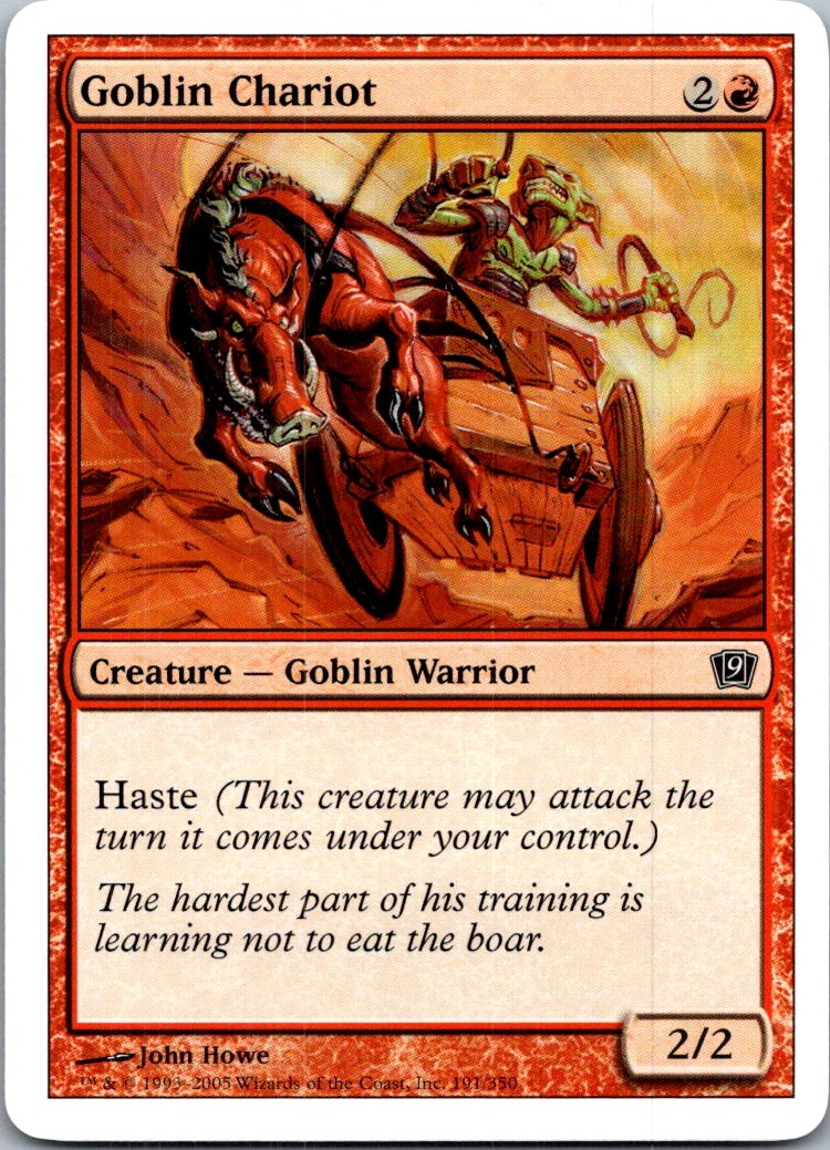 Goblin Chariot C 9ED #191 LP MTG Magic