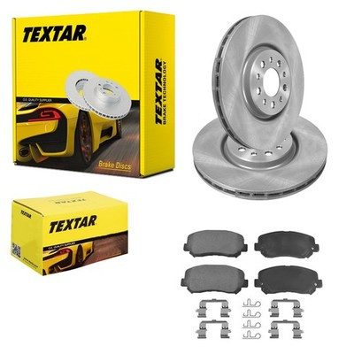 TEXTAR BREMSSCHEIBEN 330mm + BELÄGE VORNE passend für JEEP CHEROKEE KL 2013-2023