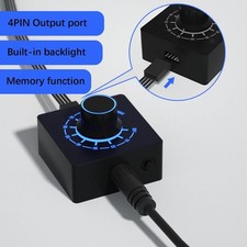 4 Pin PWM Fan Controller Regulation Portable DIY 4 Wire Fan Speed Controller