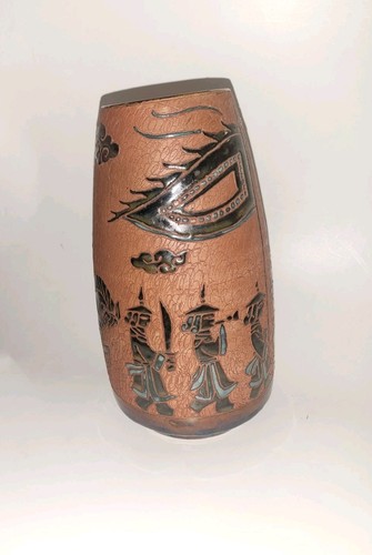 🏺Vaso vintage Dona ceramica studio d'arte, Saigon Vietnam Artexport 10 pollici🏺 - Foto 8 di 11