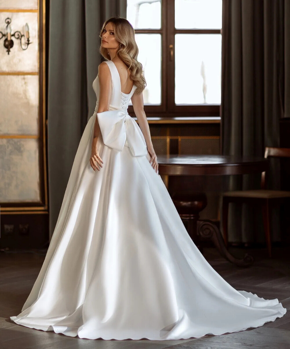 satin lace dress white Satin and lace corset maxi dress 42 (FR) / White/Black main image 1