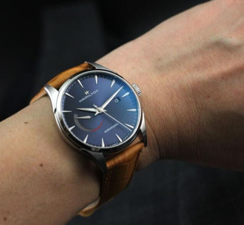 Hamilton Jazzmaster 42mm Men's Watch Power Reserve Auto Blue Dial H32635541 - Picture 11 of 15