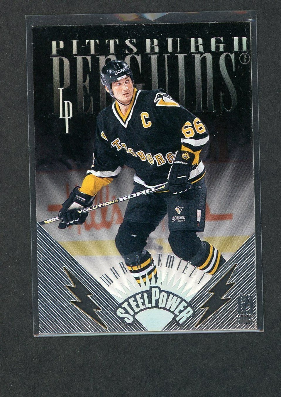 1996-97 LEAF PREFERRED STEEL POWER #2 MARIO LEMIEUX 50/2500      *12771