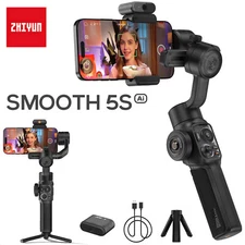 US ZHIYUN Smooth 5S AI Combo 3-Axis Smartphone Gimbal Stabilizer with AI Tracker