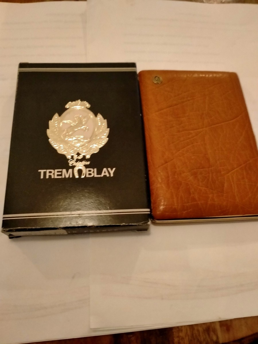 TREMBLAY Cigarette Case in Leather Adaptable For Different Sizes