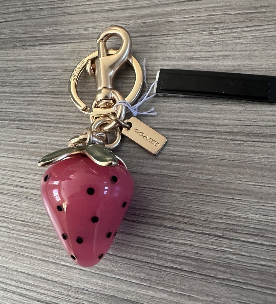 NWT Coach X Observed By Us Resin Strawberry Bag Charm