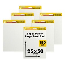 Post it Super Sticky Easel Pad 25x30 Inches 30 Sheets Ideal for Brainstorming