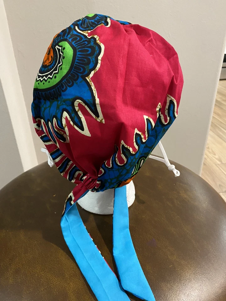 ponytail surgical scrub Cap Set - Image 2 of 4