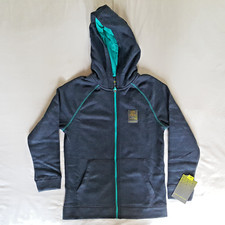 Tek Gear Long Sleeve Hoodie Ultra Soft Fleece Dry Tek Boy's Size 8 Full Zipper