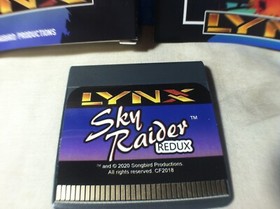 Atari Lynx Sky Raider Redux CIB Very Very Rare