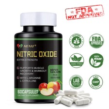 Ossido Nitrico L-Arginina Pre Allenamento + Booster Testosterone,Multivitaminico Uomo,Test