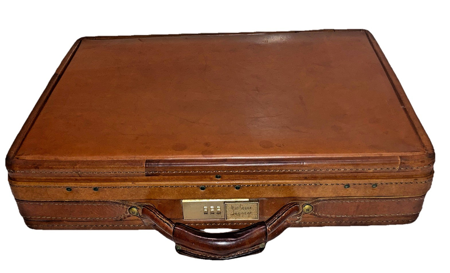 Belting Leather Briefcase Hard Case Business 18.5"x 13