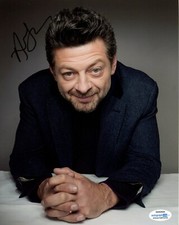 Andy Serkis Star Wars Autographed Signed 8x10 Photo ACOA COA 