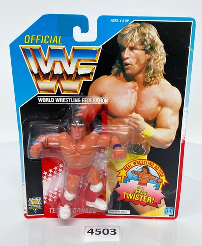 WWF wwe Vintage Wrestler Blue Card Texas Tornado K...