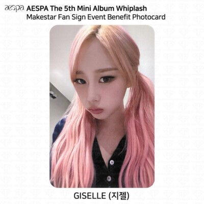 Aespa 5th Mini Album Whiplash Makestar Fan Sign Event Benefit