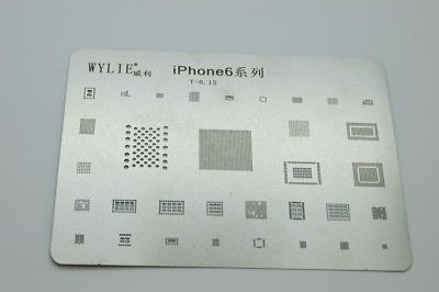 BGA, DIRECT HEAT STENCIL, REBALL, IC für iPhone 6, 6S, 7, 6 Plus, 6S Plus, 7 Plus