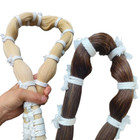 1750g Natural White+Brown Horse Hair, Bass Cello Violin Bow Hair, Horse Tail