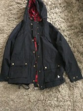 Jack Wills Women's Blue Hooded Jacket Size 10 US