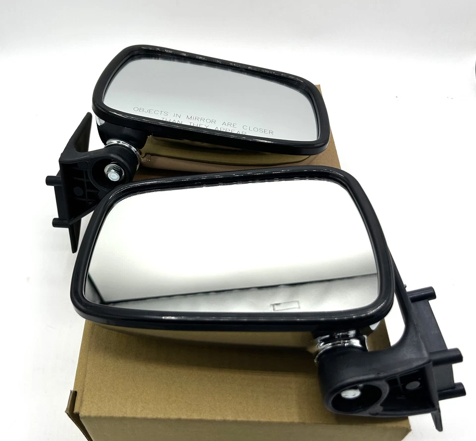 Chrome Mirror Set FOR 86 -93 Mazda B2000 B2200 Pickup PAIR - Image 3 of 4