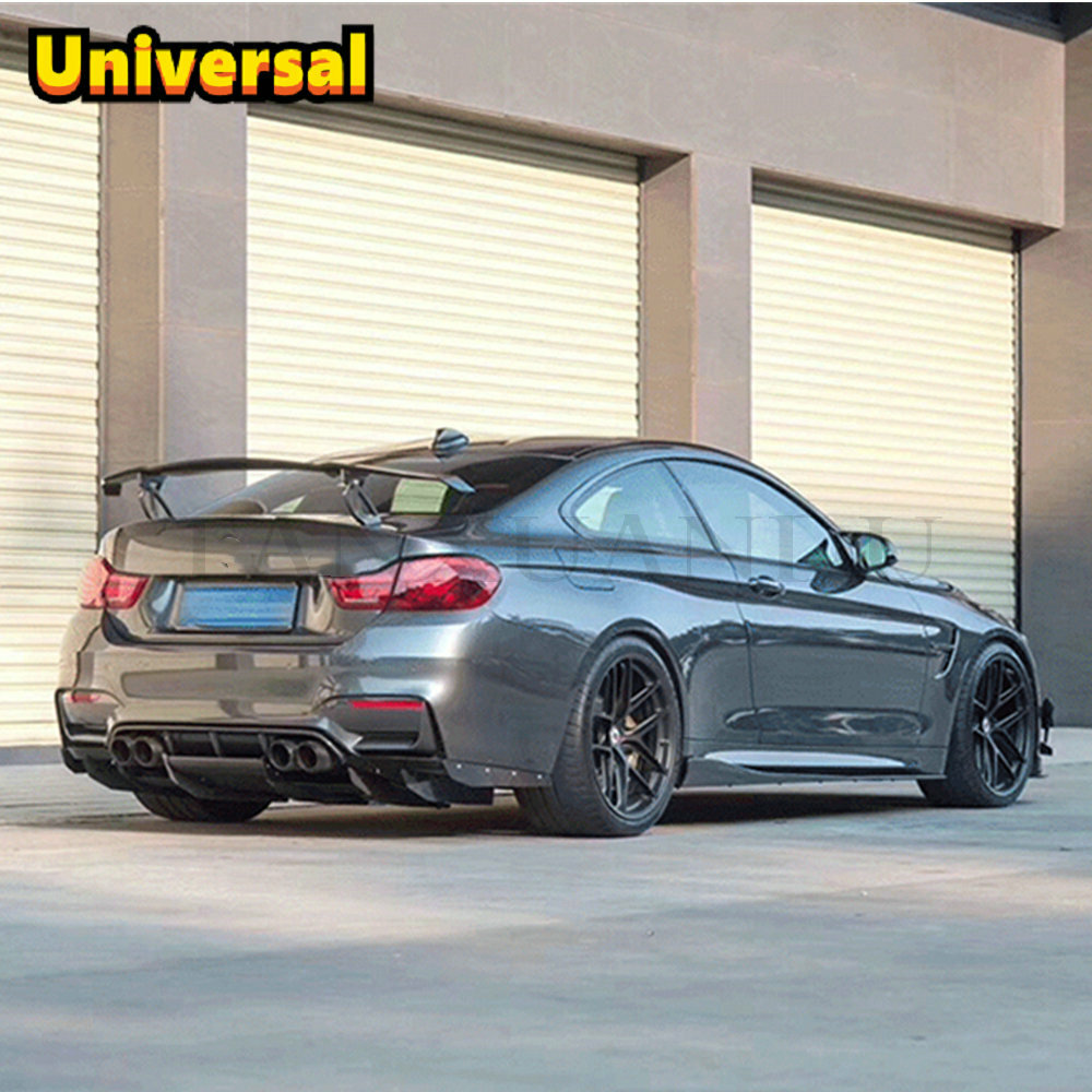 Universal Rear Trunk Lip Spoiler Wing V Style For BMW Mercedes AUDI Dodge Honda