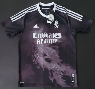Original Adidas 2020-21 Real Madrid Human Race Shirt *Neu mit Etikett* M Herren Trikot
