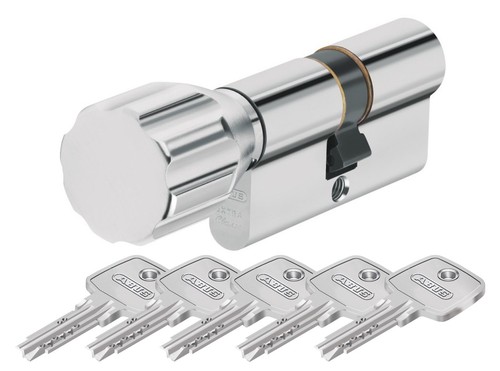ABUS EC550 Lock Cylinder (A/B) 30/65 Mm (c=95 Mm) With 5 Keys SKG