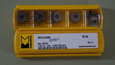 Kennametal RPCW1204M0 Milling Insert / Screw On Insert K313 - Lot of 10