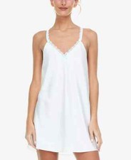 flora by FLORA NIKROOZ Women's IVORY Lace Chemise/Slip Nightgown Small New