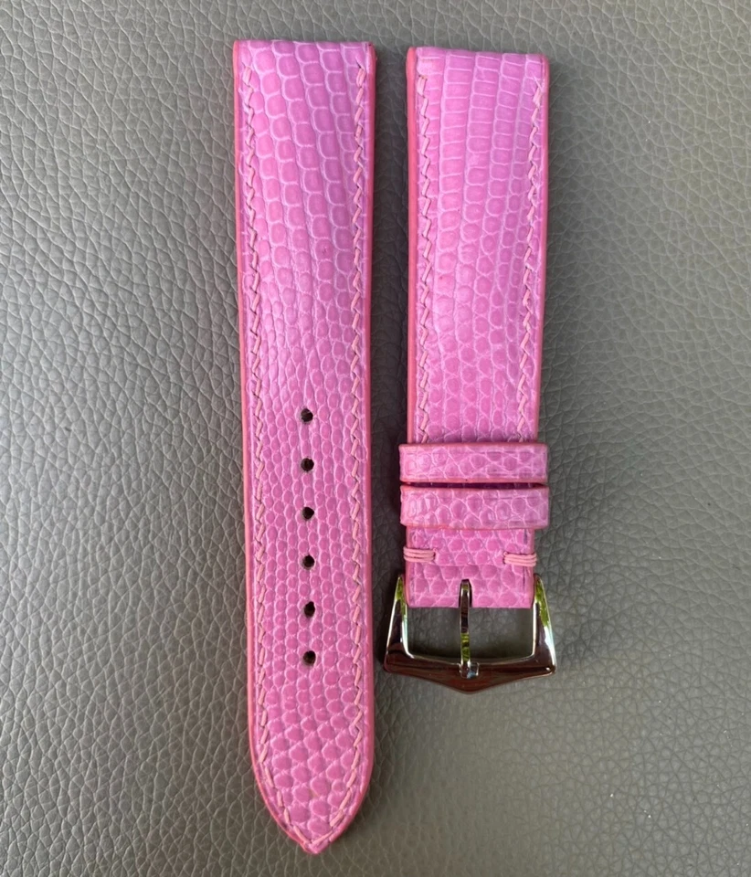 Genuine Lizard Leather Watch Strap Band Size 14 16 17 18 19 20 21 22 23 24 26mm - Image 3 of 4