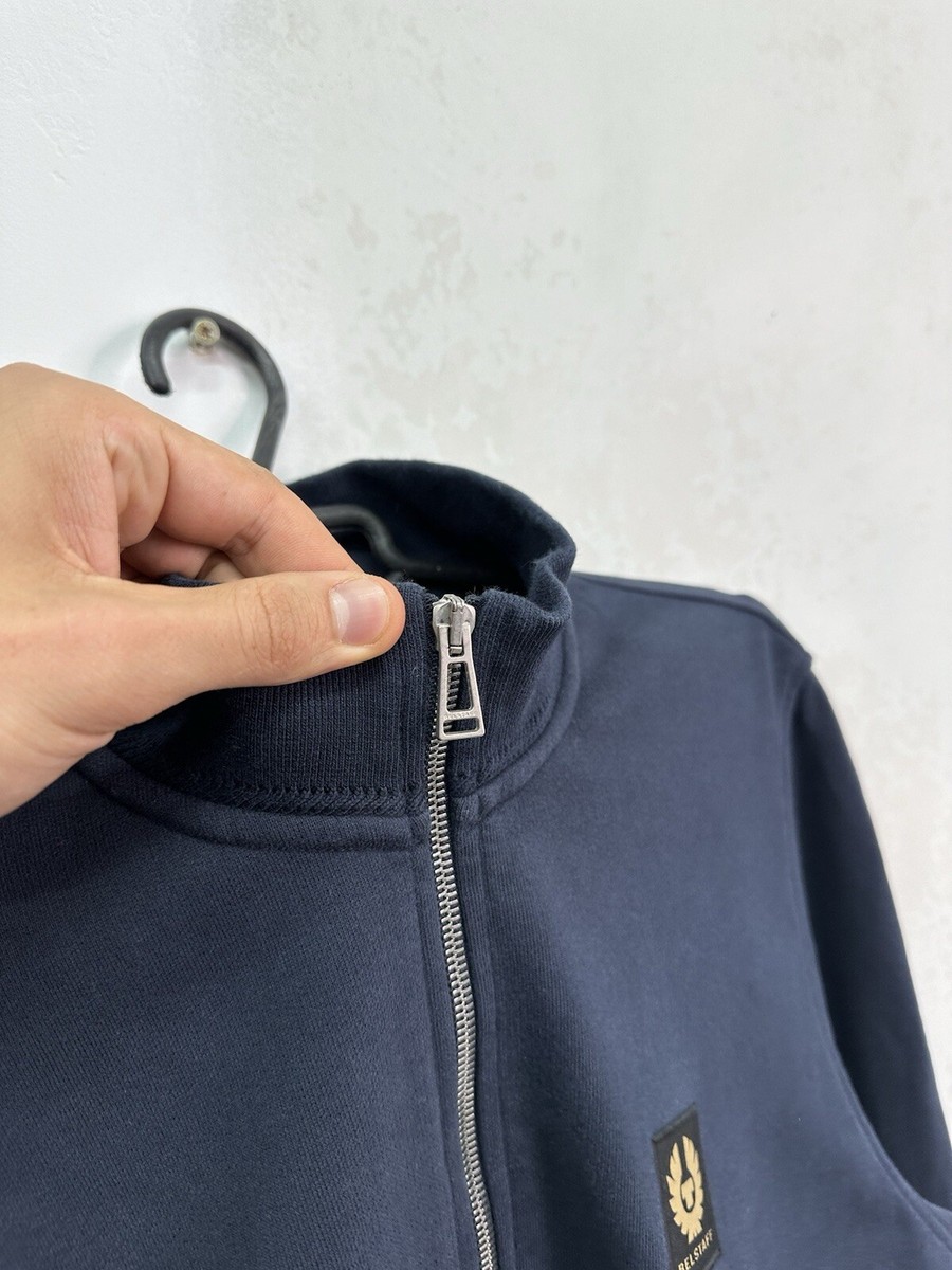 Belstaff Full Zip Sweatshirt Dark Ink Size M | eBay
