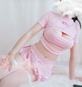 Sexy Sailor Student Dress Set Women Cosplay School Uniform Lingerie Sport Outfit