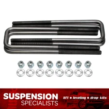 U-Bolts 15 3/8" Long 9/16" Dia for Lift Kits fits 2.5" Wide Leaf Springs