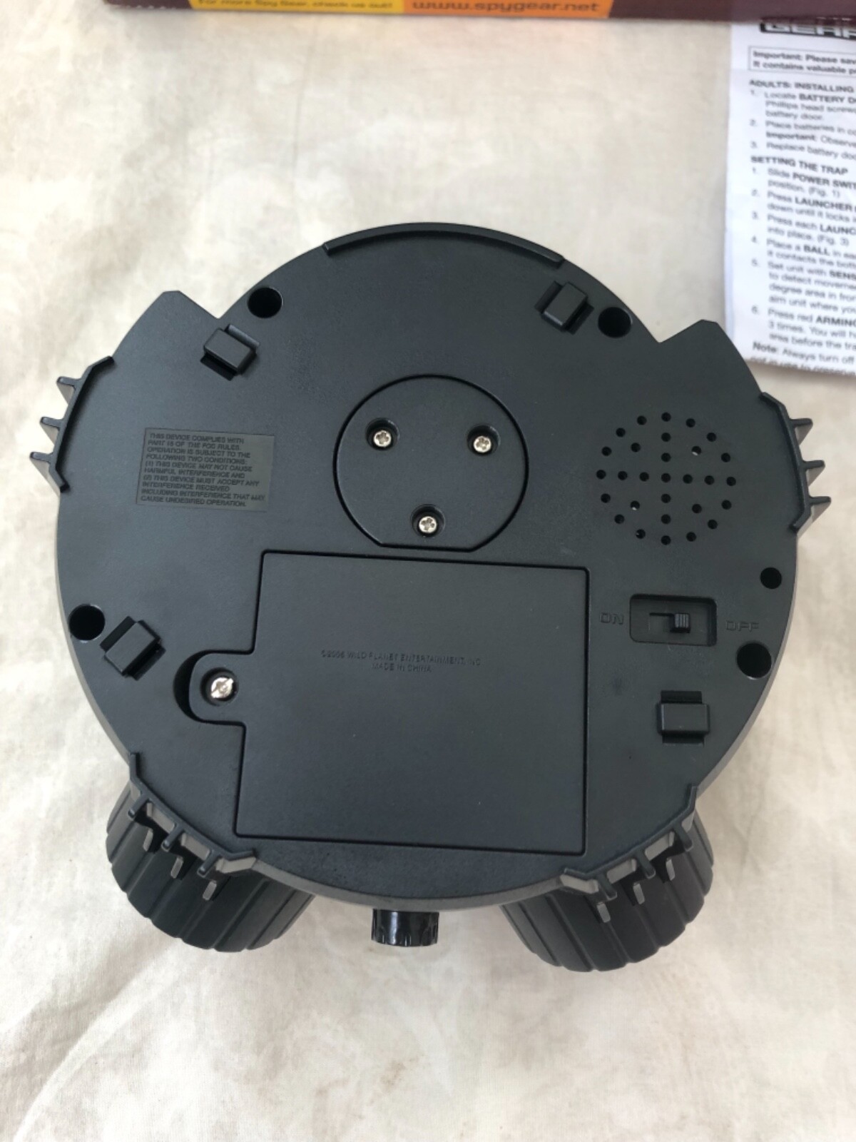 Spy Gear Spy Blaster Trap #70136 Wild Planet 2006 Target Exclusive