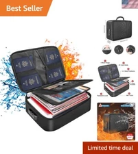 Water-Resistant Fireproof Organizer Bag for Documents, Laptops, and Certificates