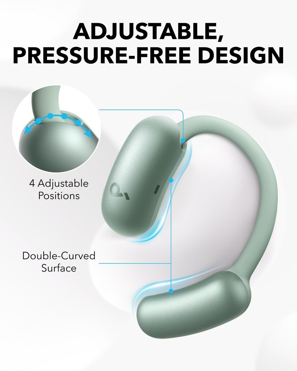 Soundcore AeroFit 2 Open-Ear Headphones Translation Earbuds Hooks