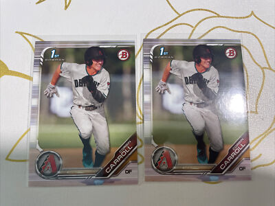 コービン・キャロル　1of1   プレートカード Cut4] Corbin Carroll bought his own 1-of-1 Chrome Cosmic