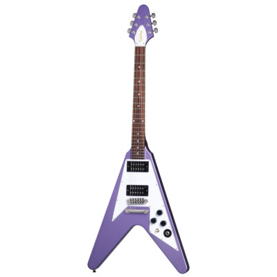 Epiphone Kirk Hammett 1979 Flying V Purple Metallic