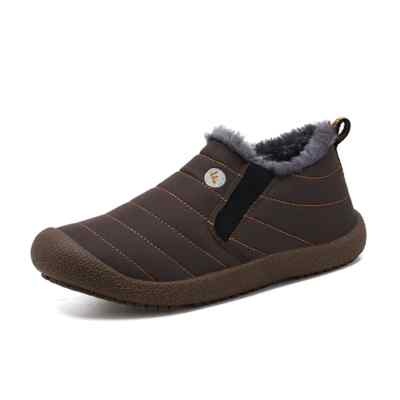 NEW CALCEUS ADDISON  WATER RESISTANT BROWN  QUILTED FAUX FUR LINED SHOES sz 7.5