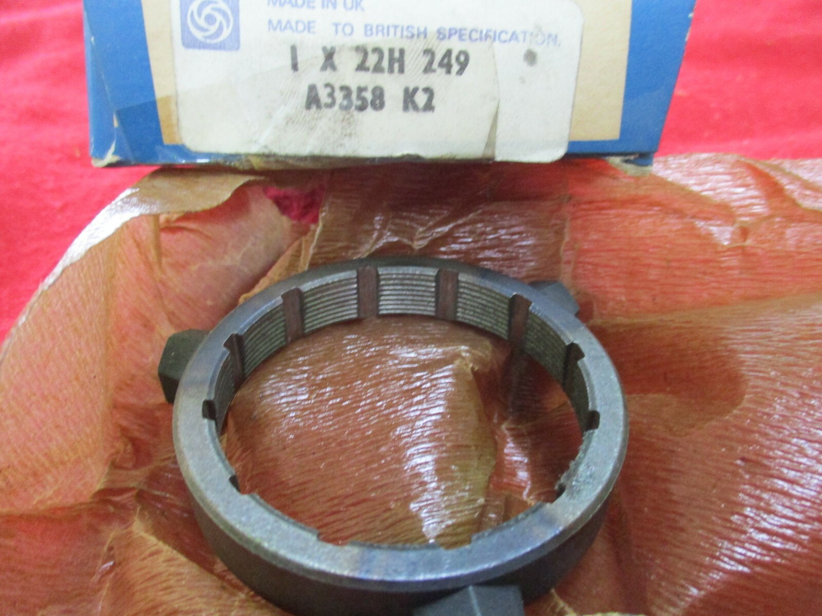 MGB transmission 2nd gear syncro ring for early MGB gearbox NOS Leyland