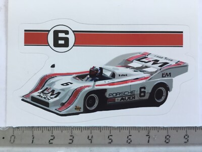 Sticker / Aufkleber, Porsche 917/10 #6 Georg Follmer, L&M Can Am 1972