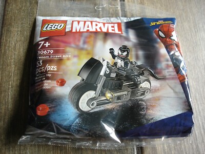 NEW Lego Marvel Spider-Man bag Venom Street Bike 53 pc set 30679