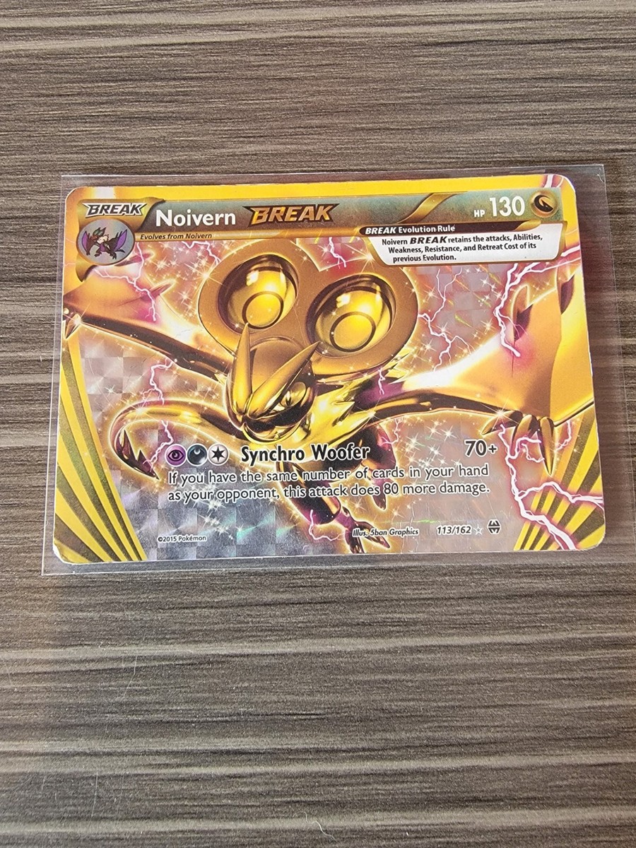 POKEMON TCG: XY BREAKTHROUGH NOIVERN BREAK 113/162 RARE BREAK MP